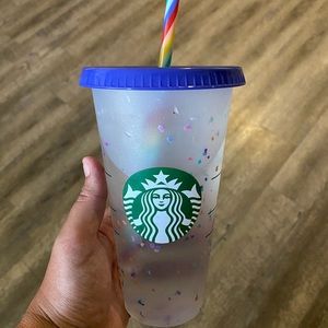Starbucks Confetti Color Changing Cups LE